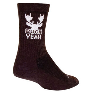 Buck Yeah 6" Wool Crew S/M