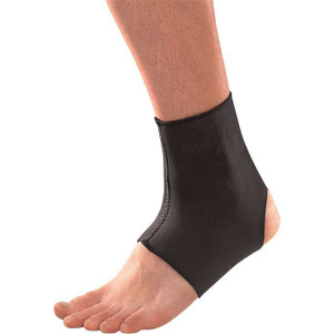 Ankle Brace Neoprene Blk Lg