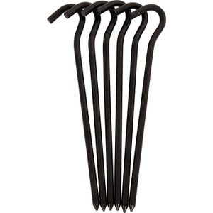 Alum Hooked Tent Peg 7" 6Pk