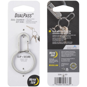Dualpass Dual Chamber Key Ring