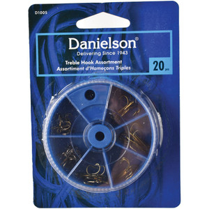 Hook Treble Dial Box Asst