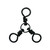 3-Way Swivel Black Size 1