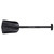 Alum Utl Collapsing Shovel-Blk