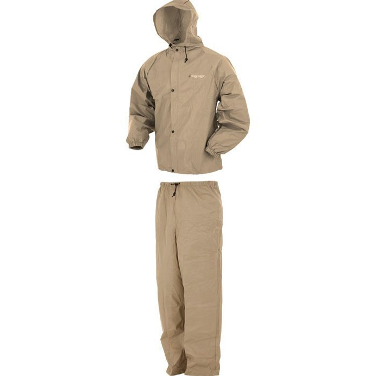 Frogg Togg Pl Rainsuit Khki Xl