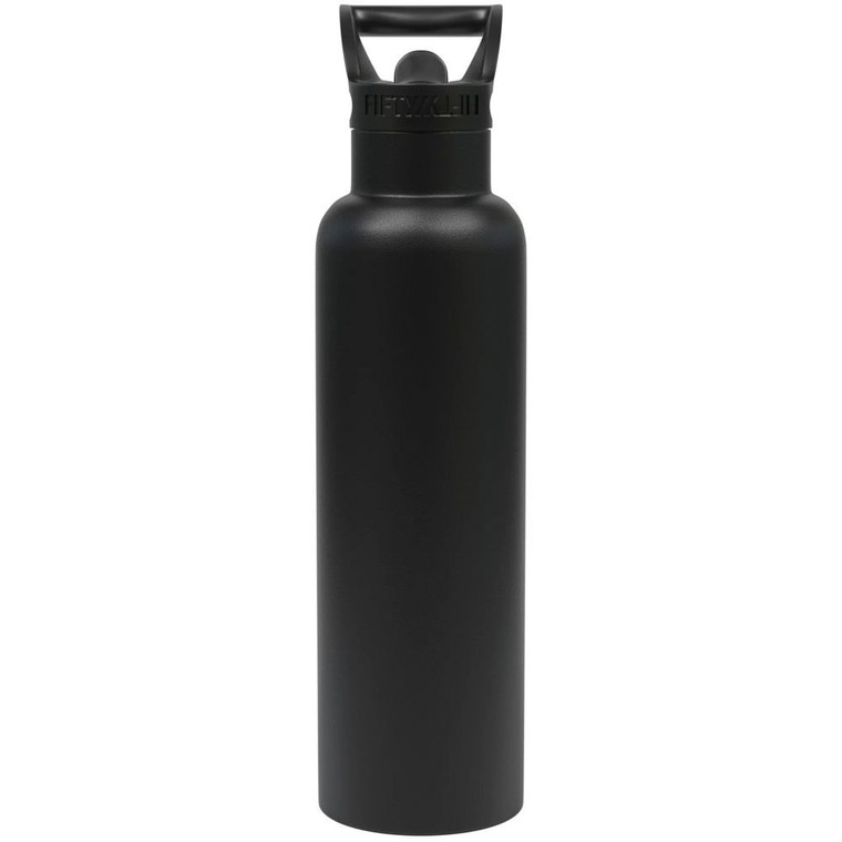 21Oz Vac Insul W/Strw Cap Blck