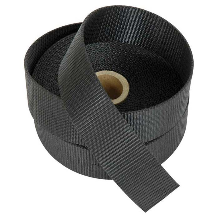 Heavy Polypro Webbing Black 1"