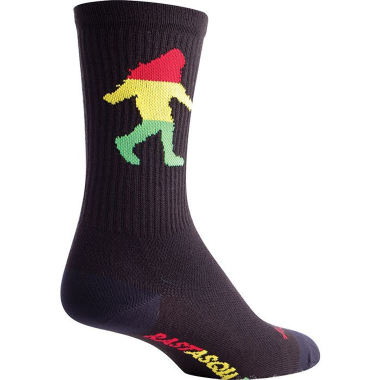 Rasta Squatch 6" Crew Sm/Md