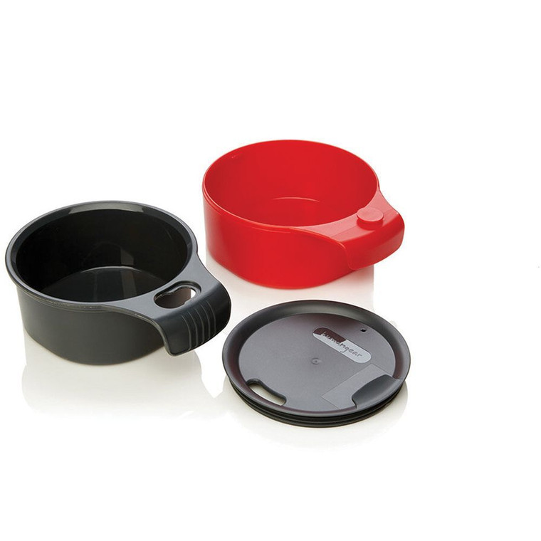 Cupcup 16Oz Charcoal/Red