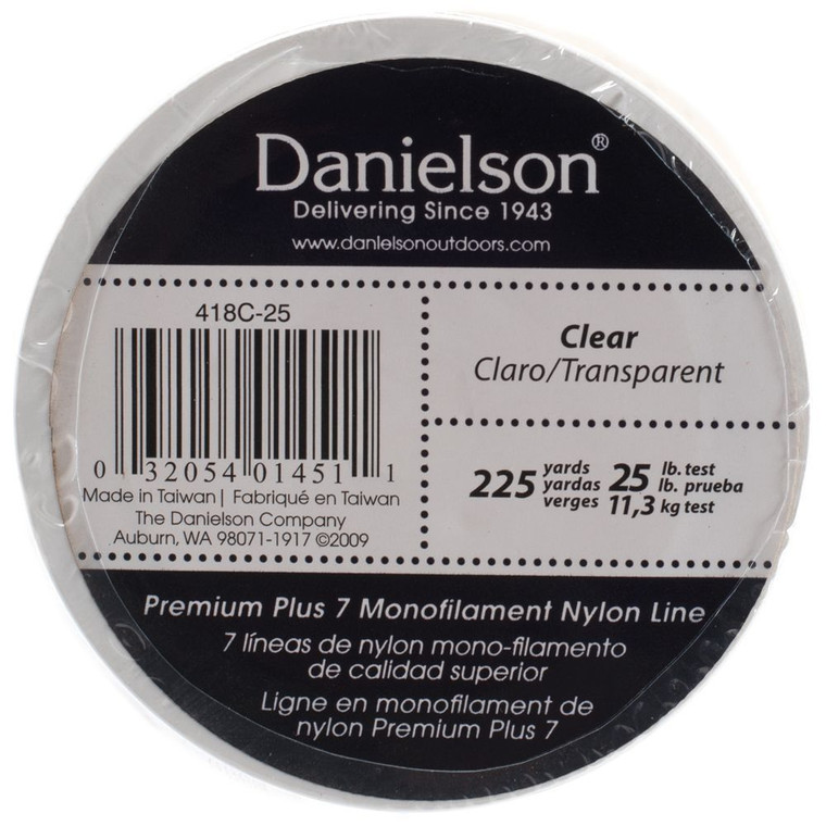 Nylon Monofilament Clear 25Lb