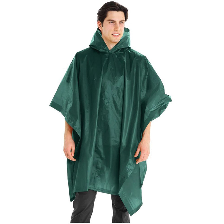 Rain Poncho Green