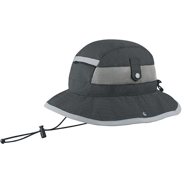 Uv Pocket Bucket Hat Charcoal