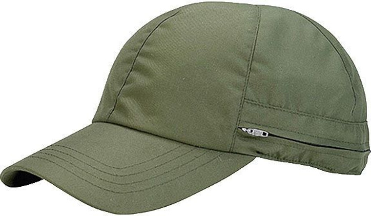 Microfiber Cap W/Flap Oliv Osf