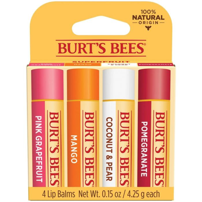 Lip Balm Super Fruit Blst 4 Pk