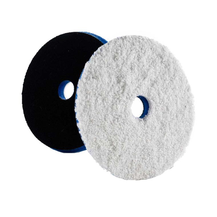 Lake Country HDO Heavy Cutting Microfiber Pad 5.5" - Blue Foam w\/White Microfiber [HDO-550F-LC]