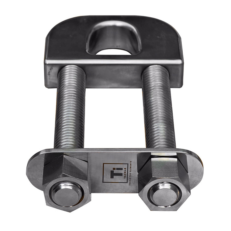 Ti-Tackle Titanium Bow D Ring - 4" Long Stud [TT-BOW-DRING]
