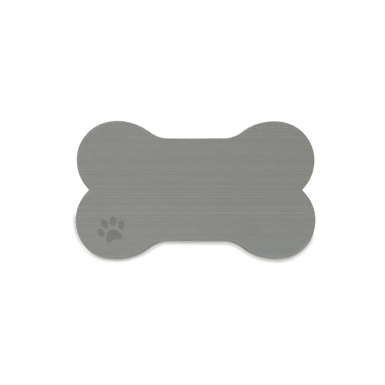 SeaDek Dog Bowl Mat - Storm Grey\/Black - Small - 12" x 21" [62713-90837]