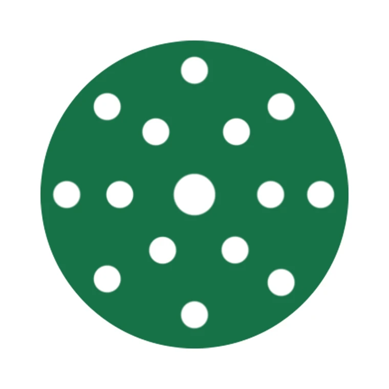 RUPES PROCUT Film Abrasive Discs 150mm (6") - 15 Holes - P1200 Grit *Box of 50pcs [9.45FD1200]