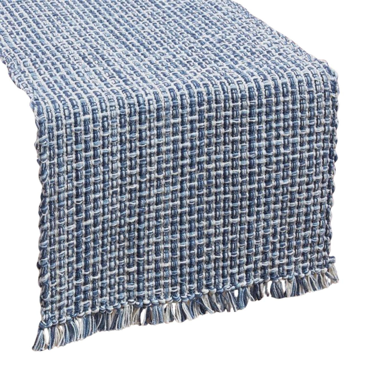 Denim Table Runner with Mats (set of 6) - ALCÔVE | Home Decor Online Store