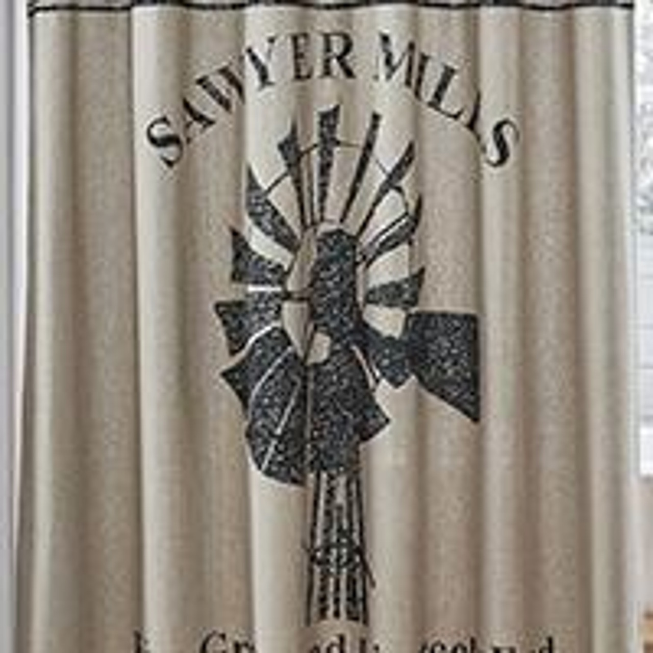 Windmill Shower Curtain - Sawyer Mill - The Village Country Store