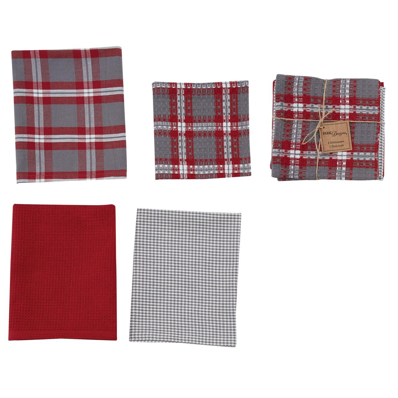 Farmhouse Holiday Kitchen Towels & Dish Cloth Set