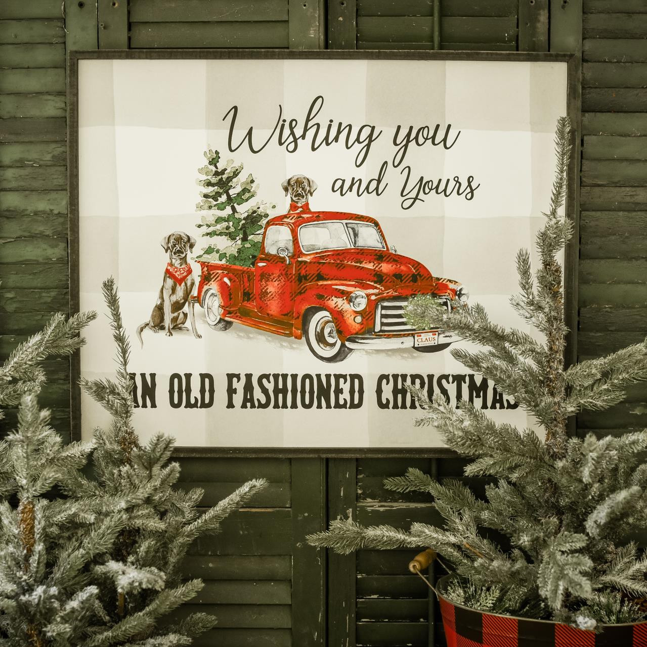 Old Fashioned Christmas Sign