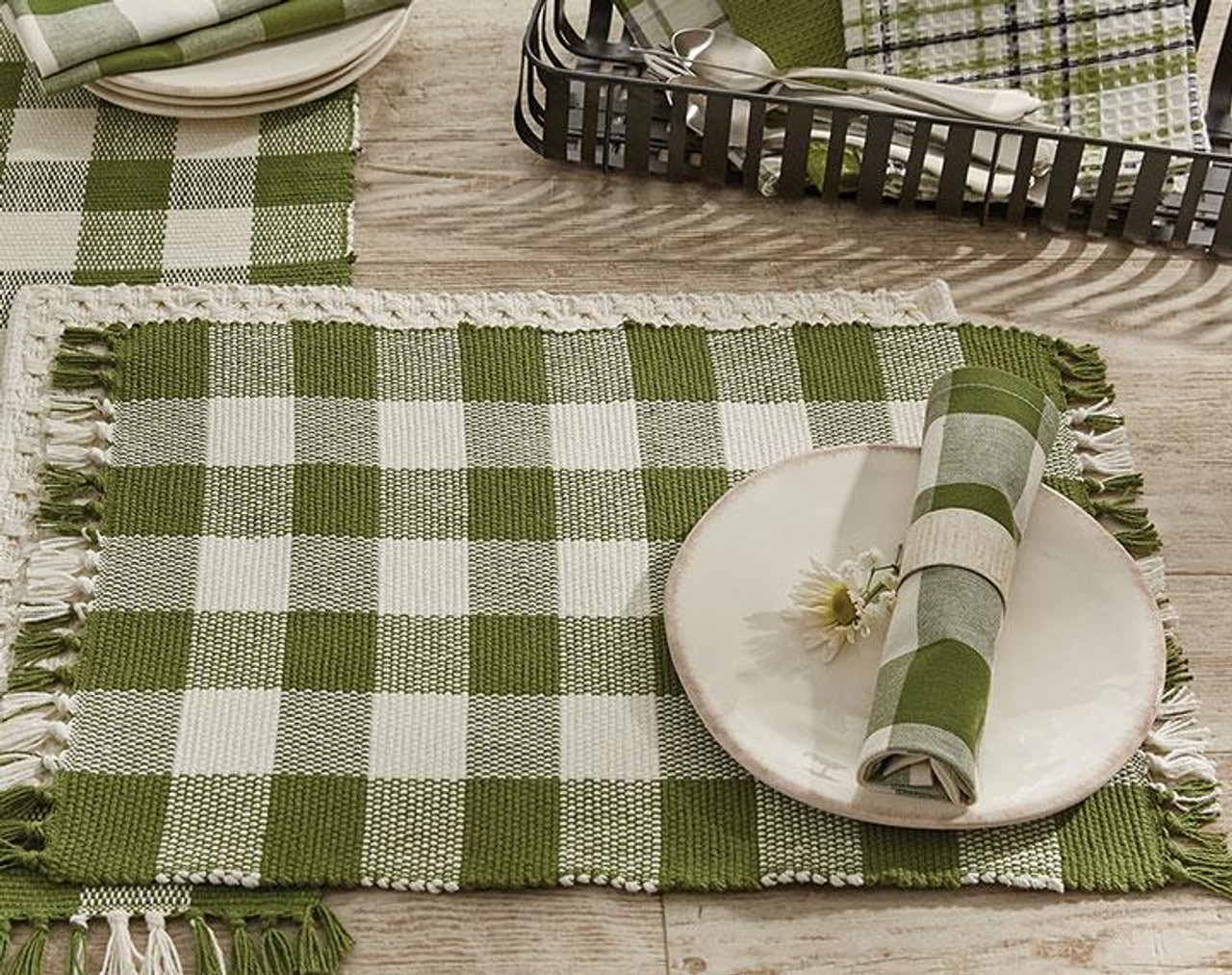 Wicklow Check Sage Kitchen & Dining Collection - Country Village