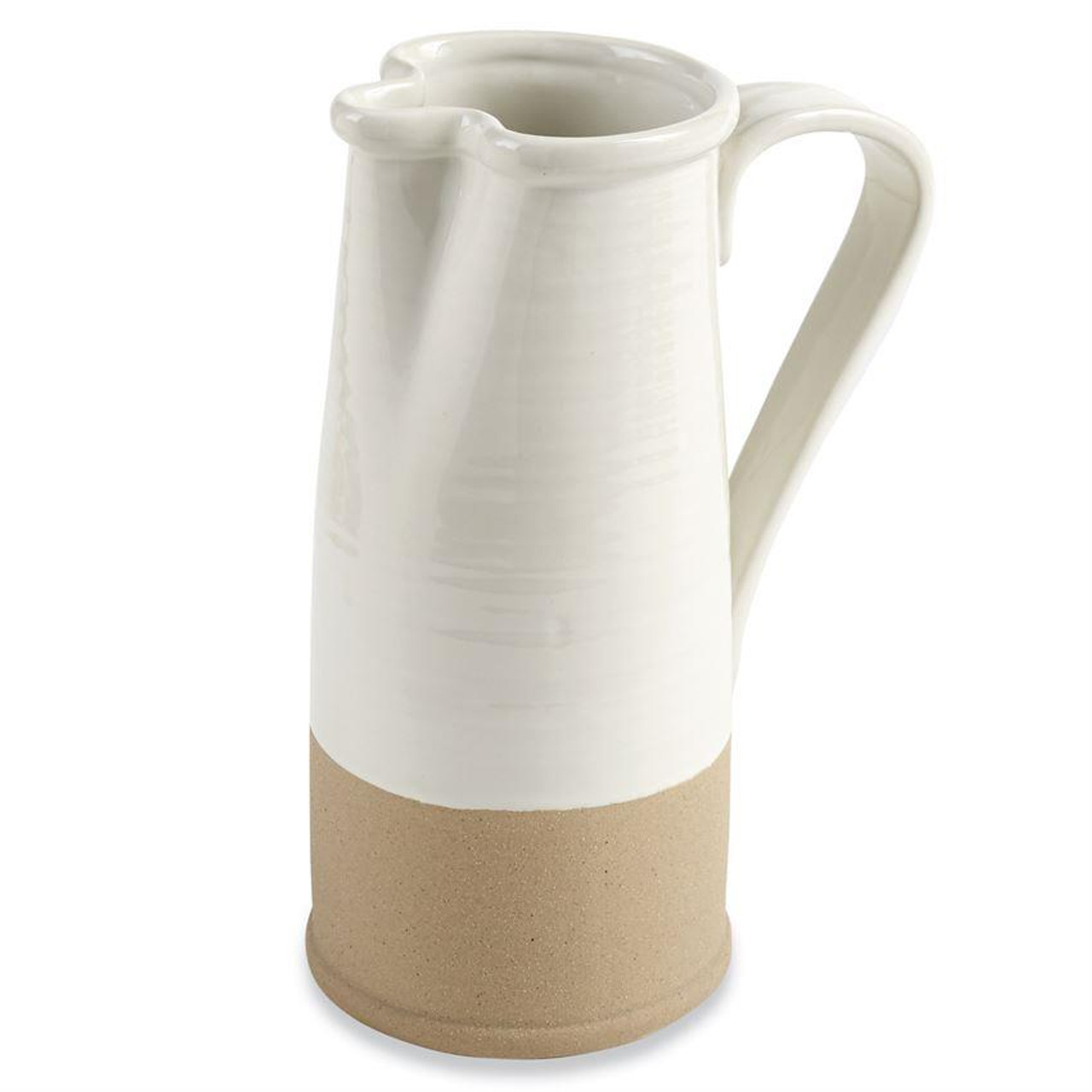 Small Rustic Pottery Pitcher - One Cozy Home