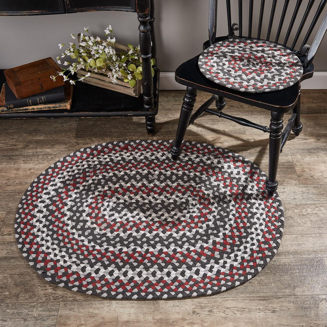 Limestone Braided Oval Rug - 32x42