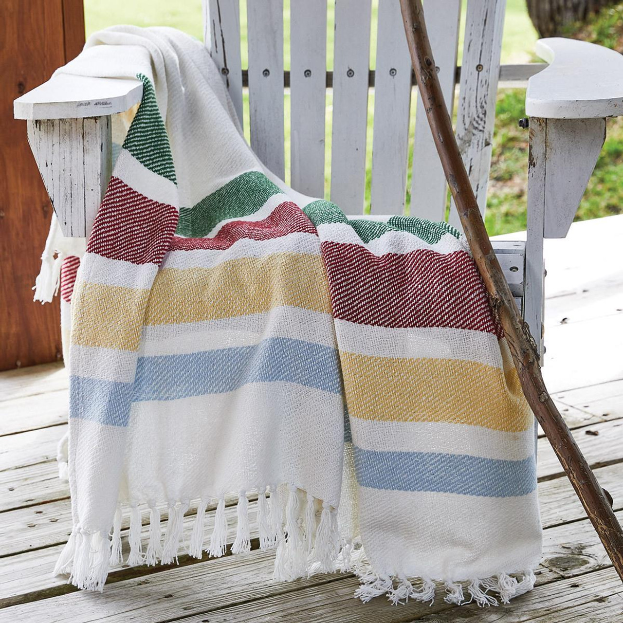 Village Yarn Patriotic Kitchen Towels & Dishcloth Crochet Yarn Kit