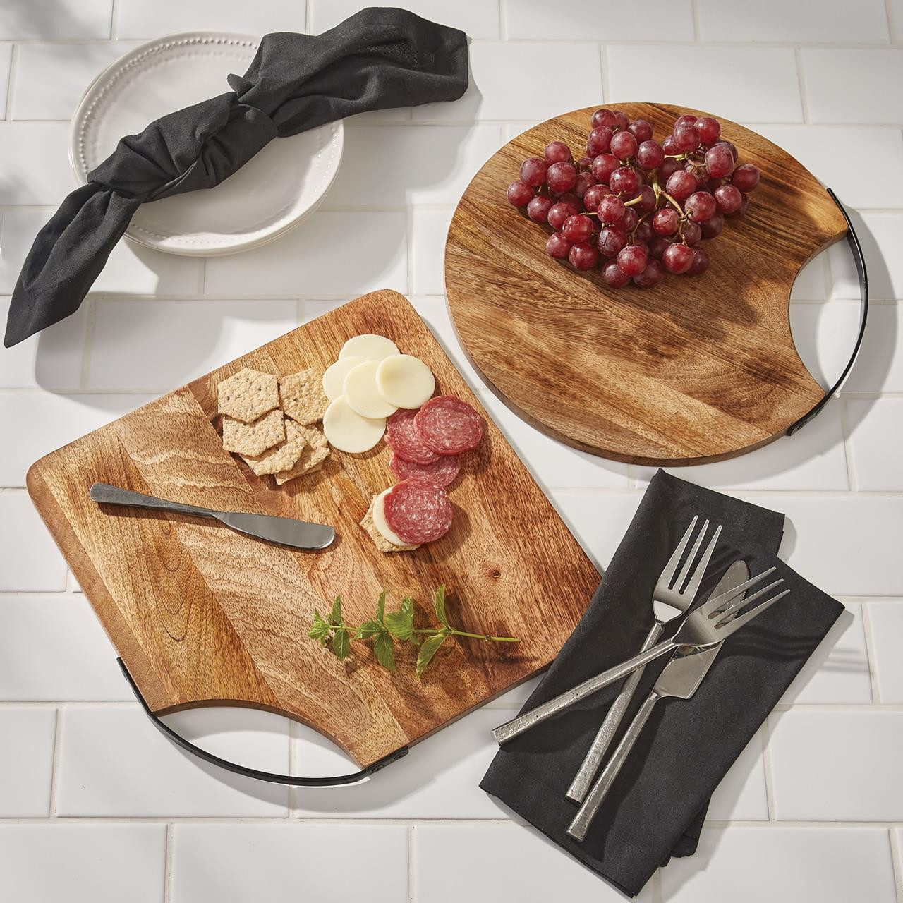 Mini Wood Round Charcuterie Board, Cutting Board, Cheese Board