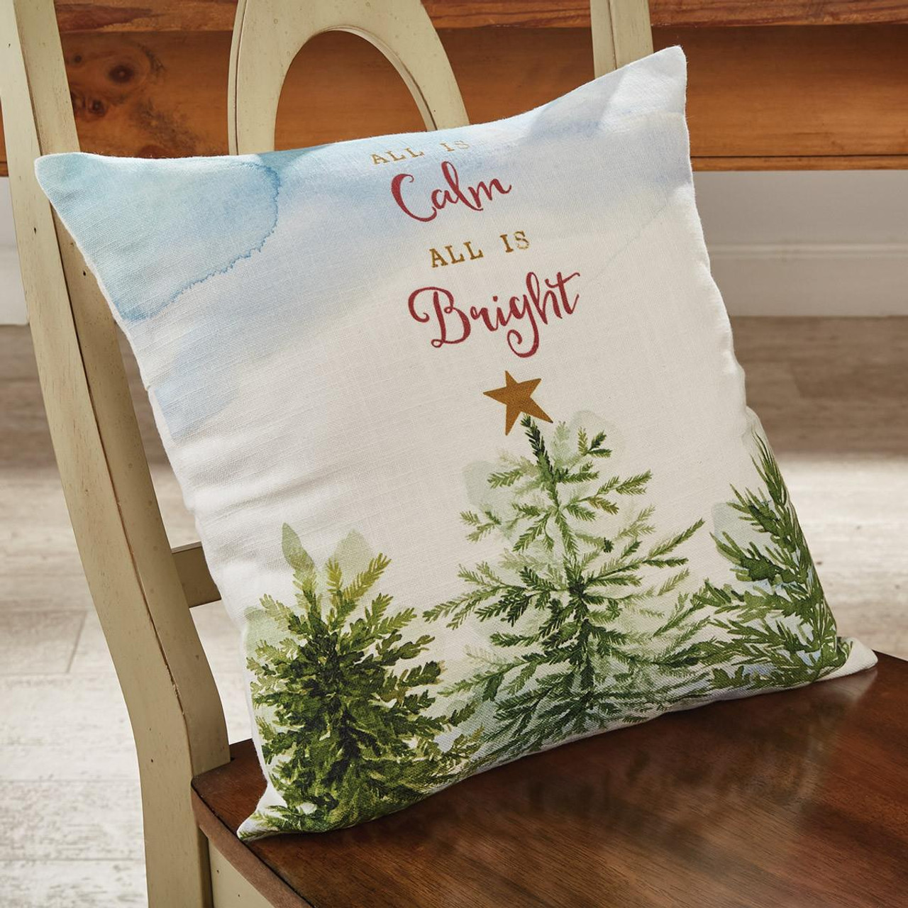 Rustic Christmas Pillow Set - 16x16