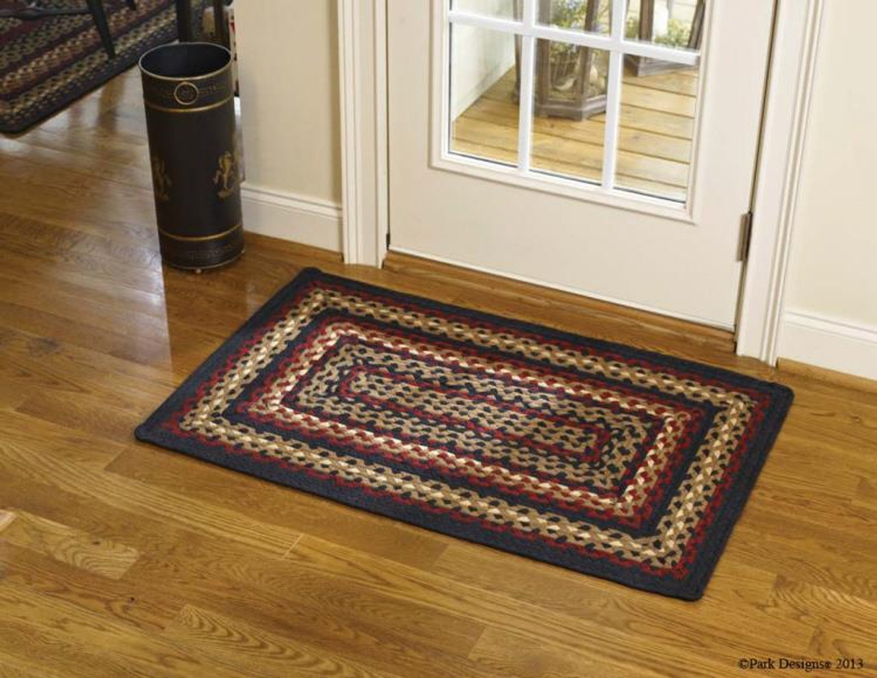 Folk Art Braided Rugs - Rectangle - Country Village Shoppe