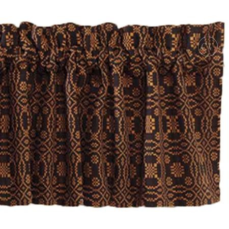 Lover's Knot Jacquard Valance - 72x15.5 - Country Village Shoppe