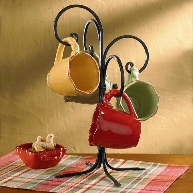 Scroll Mug Rack Country Village Shoppe