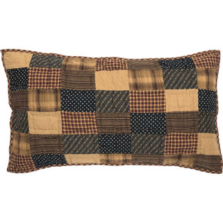 Patriotic Patch Pillow Sham - Luxury - 841985058170