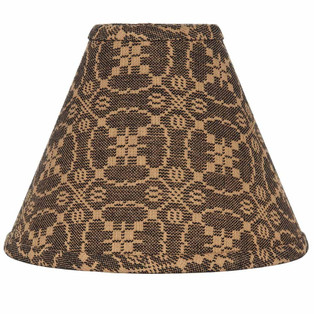 Marshfield Jacquard Lamp Shades - Black - 64097073243