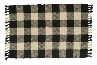 Wicklow Check Black Placemats - Set of 6 - 762242401204