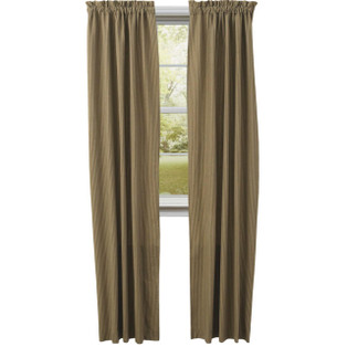 Sturbridge Black Patch Panels - Ticking 72x84 - 762242364646