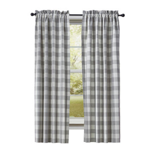 Wicklow Check Dove Panels - 72x63 - 762242420335