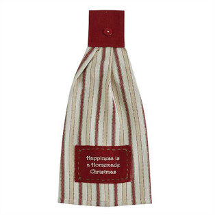 Happiness Is Homemade Christmas Tab Towels - Set of 2 - 762242428843