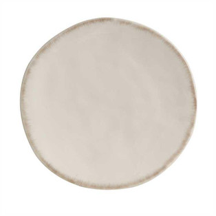 Villager Salad Plates - Cream Plain Set of 4 - 762242433588