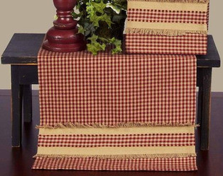 Newbury Gingham Red Kitchen & Dining Collection -
