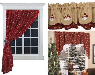 Merry Snowflake Curtain Collection -
