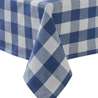 Wicklow Check China Blue Tablecloth - 762242994959