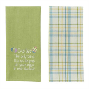 Easter Eggs Dishtowel Set - Set of 2 - 762242437357