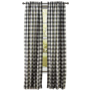 Wicklow Check Black & Cream Panels - 72x84 - 762242000247