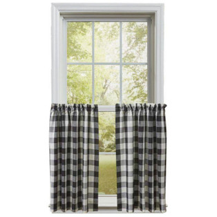 Wicklow Check Black & Cream Tiers - 72x36 - 762242995291