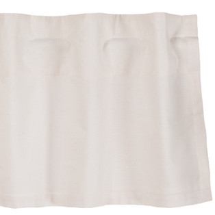 Simple Life Flax Antique White Valance - 72x16 - 840528184772