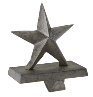 Stocking Hanger - Galvanized Star - 762242002340