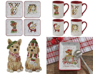 Holiday Kisses - Holiday Paws Kitchen & Dining Collection -